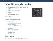 Tablet Screenshot of max.kanat.us